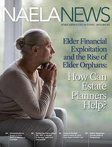 NAELA News Volume 37 Issue 1 cover